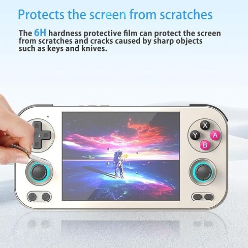 NOUKAJU [1Pack] Screen Protector for RG476H Game Console, HD Protective Film,6h Hardness,Scratch,Anti-Fingerprin,Protective Film for Anbernic RG476H Retro Handheld Game Console(Not tempered glass) in Kuwait