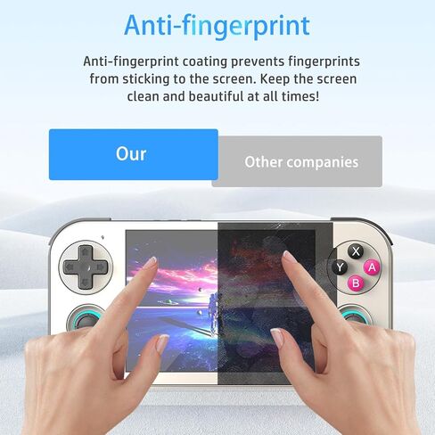 NOUKAJU [1Pack] Screen Protector for RG476H Game Console, HD Protective Film,6h Hardness,Scratch,Anti-Fingerprin,Protective Film for Anbernic RG476H Retro Handheld Game Console(Not tempered glass) in Kuwait