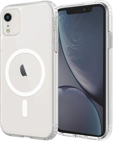 for iPhone XR Case Magnetic, [Compatible with Magsafe] Frosted 6.1-Inch Slim Fit Heavy Duty Protection Wireless Charging Skin-Feel Shockproof Anti-Slip Protective Phone Cover, Blue in Kuwait