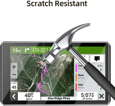 Screen Protector for Garmin zumo XT 5.5inch, High-definition Screen Protector,Touch Sensitive&Anti-Fingerprint&Anti-Glare&Scratch Resistant for zumo XT 5.5inch Accessories，3pack in Kuwait