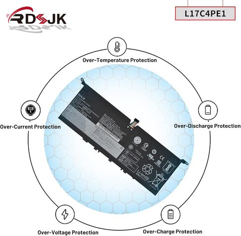 L17C4PE1 L17M4PE1 L17S4PE1 Laptop Battery for Lenovo Ideapad 730S-13IWL 81JB Yoga S730-13IWL 81J0 S730-13IML 81U4 81U40010SB Series 5B10R32748 5B10R32749 SB10W67305 5B10W67274 5B10W67276 15.36V 42Wh in Kuwait