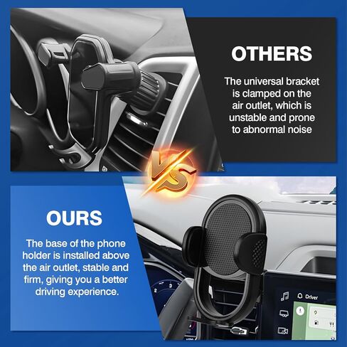 Autorder Car Phone Holder for Chevy Chevrolet Silverado 1500 2022-2026/2500HD 3500HD 2024-2026 Accessories Phone Mount 13.4-Inch Screen Cell Phone Automobile Cradles Hands-Free 360 Degree Rotation in Kuwait