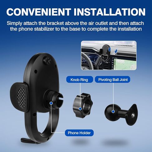 Autorder Car Phone Holder for Chevy Chevrolet Silverado 1500 2022-2026/2500HD 3500HD 2024-2026 Accessories Phone Mount 13.4-Inch Screen Cell Phone Automobile Cradles Hands-Free 360 Degree Rotation in Kuwait