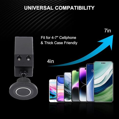 PIUGILH Magnetic Phone Holder Mount Compatible with Land Rover Defender 90 110 130 2020-2025 Interior Accessories, Aluminum Alloy Center A/C Air Vent Side Cell Phone Holder Stand in Kuwait