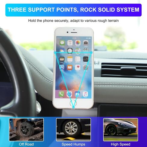 PIUGILH Magnetic Phone Holder Mount Compatible with Land Rover Defender 90 110 130 2020-2025 Interior Accessories, Aluminum Alloy Center A/C Air Vent Side Cell Phone Holder Stand in Kuwait