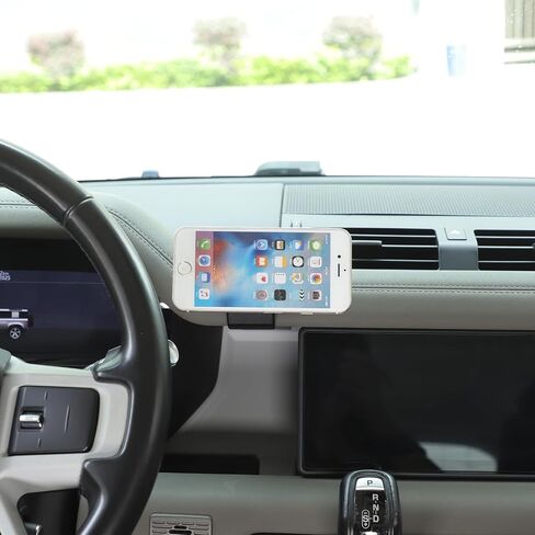 PIUGILH Magnetic Phone Holder Mount Compatible with Land Rover Defender 90 110 130 2020-2025 Interior Accessories, Aluminum Alloy Center A/C Air Vent Side Cell Phone Holder Stand in Kuwait
