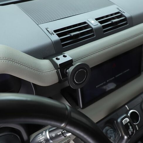 PIUGILH Magnetic Phone Holder Mount Compatible with Land Rover Defender 90 110 130 2020-2025 Interior Accessories, Aluminum Alloy Center A/C Air Vent Side Cell Phone Holder Stand in Kuwait