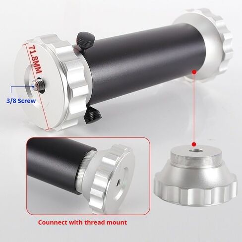 Telescope Tripod Equatorial Hight Increase Joint Bracket Extension Rod for Sky Watcher GTI SAGTI in Kuwait