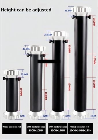 Telescope Tripod Equatorial Hight Increase Joint Bracket Extension Rod for Sky Watcher GTI SAGTI in Kuwait