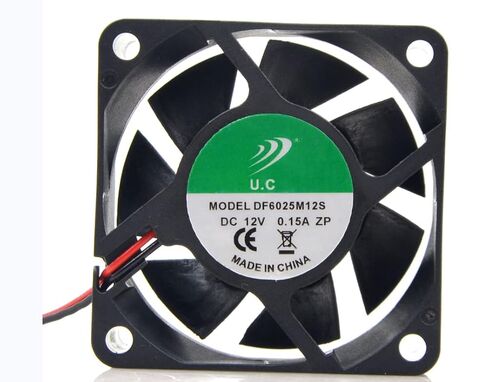 DF6025M12S 12V 0.15A 60X60X25MM 2-Wire Cooling Fan in Kuwait