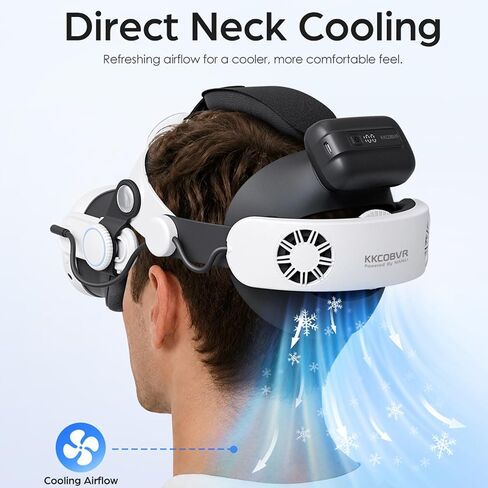 KKCOBVR Q3U Battery Head Strap Compatible with Meta Quest 3/Quest 3S in Kuwait