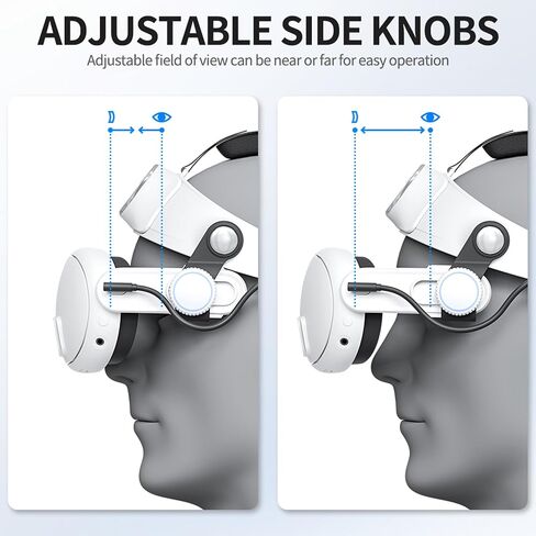 KKCOBVR Q3U Battery Head Strap Compatible with Meta Quest 3/Quest 3S in Kuwait