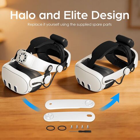 KKCOBVR Q3U Battery Head Strap Compatible with Meta Quest 3/Quest 3S in Kuwait