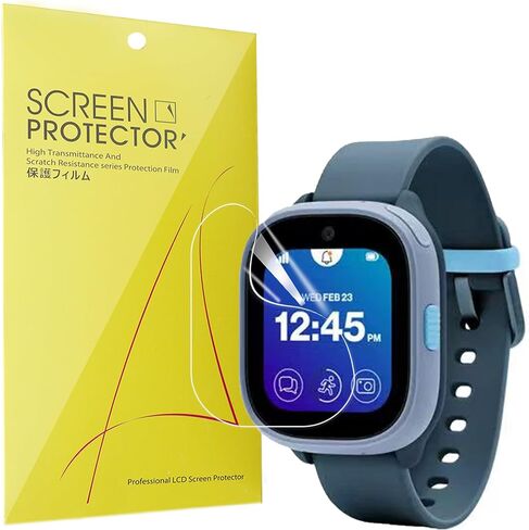 Lamshaw Compatible for Verizon Gizmo Watch 4 Screen Protector, [6 Pack] Full Coverage TPU Clear Film Compatible with Gizmo Watch 4 in Kuwait