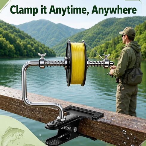 Coolrunner Fishing Line Spooler PortableFishing Line Winder Spooler Machine in Kuwait