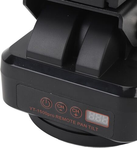 Motorized Rotating Panoramic Tripod Head, Remote Control 360 Pan Tilt Head, Auto Face Tracking with Mobile Phone Clip, Ideal for DSLR Cameras & Smartphones Under 2.2kg in Kuwait