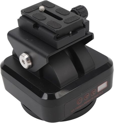 Motorized Rotating Panoramic Tripod Head, Remote Control 360 Pan Tilt Head, Auto Face Tracking with Mobile Phone Clip, Ideal for DSLR Cameras & Smartphones Under 2.2kg in Kuwait