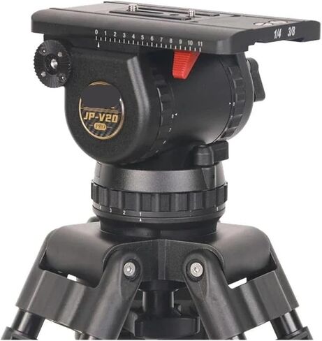 Video 20 30KG Broadcast Head Fluid Geared Heavy Duty Pro Video Camera Tripod 100mm Bowl Pan Bar in Kuwait