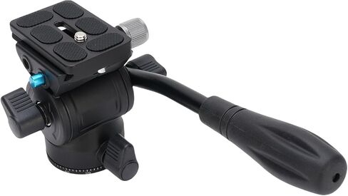BRRNOO Tripod Fluid with 360 Panoramic Rotation and Handle Supports 5kg for in Kuwait