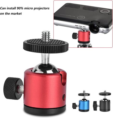 DSLR Ball Head Heavy Duty 360° Rotatable Ball Head Stand for Camera Tripod Projector Ball Head Stand (Red) in Kuwait