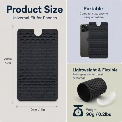 2 Pack Silicone Phone Stand Foldable Flexible Multi-Angle Adjustable Holder in Kuwait