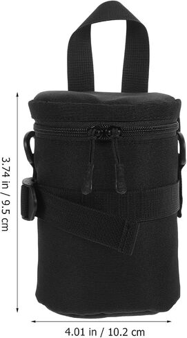 Small Camera Lens Case Nylon Pouch Bidirectional Zipper in Kuwait