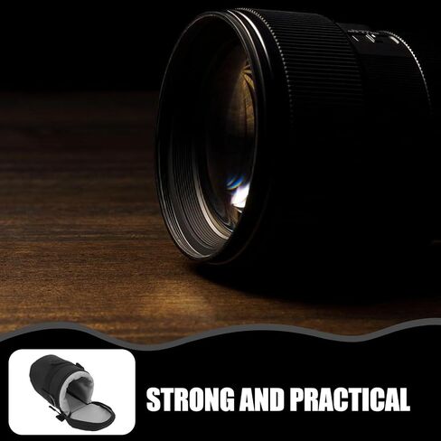Small Camera Lens Case Nylon Pouch Bidirectional Zipper in Kuwait