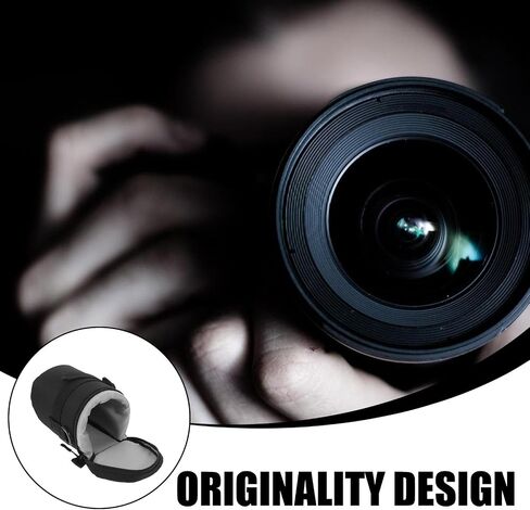 Small Camera Lens Case Nylon Pouch Bidirectional Zipper in Kuwait