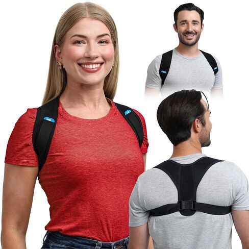 Omeer Posture Corrector for Women and Men, Adjustable Back & Shoulder Brace in Kuwait