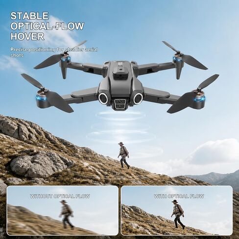 GPS Drone with Screen Controller, Foldable Brushless Quadcopter in Kuwait