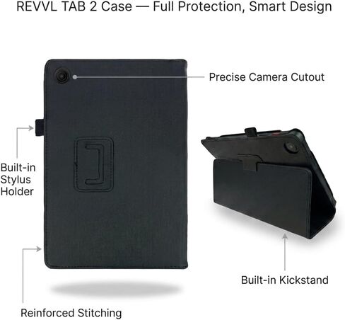 Full Protection Case for TMoible REVVL TAB 2 Tablet 10.1 inch 2025 in Kuwait