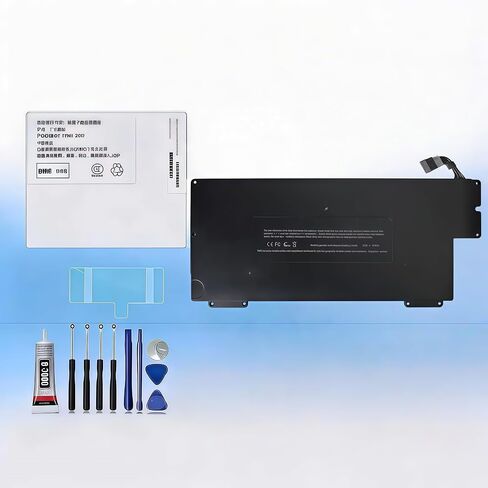 compatible For Apple Macbook Air 13" A1237 A1304 2008 2009 MB003 MC233LL/A MC234CH/A MC504J/A MC503J/A LCD Display Touch Screen Digitizer Full battery A1245 + Free Tools ，For A1245 battery in Kuwait