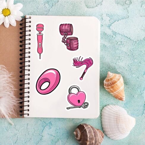 20pcs Sexy Stickers for Adults Dirty, BDSM Stickers for Women Men, Hot Girl Waterproof Vinyl Decals for Laptop Water Bottles Scrapbook Phone Skateboard Bike Car Luggage in Kuwait