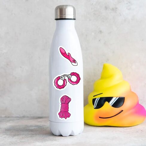 20pcs Sexy Stickers for Adults Dirty, BDSM Stickers for Women Men, Hot Girl Waterproof Vinyl Decals for Laptop Water Bottles Scrapbook Phone Skateboard Bike Car Luggage in Kuwait