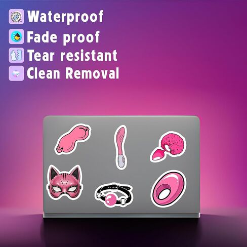 20pcs Sexy Stickers for Adults Dirty, BDSM Stickers for Women Men, Hot Girl Waterproof Vinyl Decals for Laptop Water Bottles Scrapbook Phone Skateboard Bike Car Luggage in Kuwait