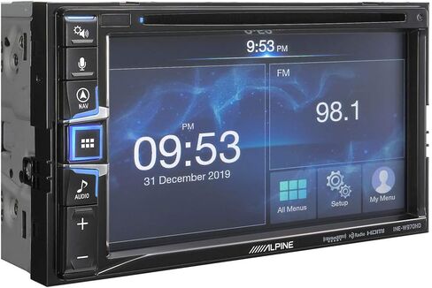 Alpine INE-W970HD 6.5" Navigation Receiver with Android Auto/Apple CarPlay and Backup Bullet Camera in Kuwait