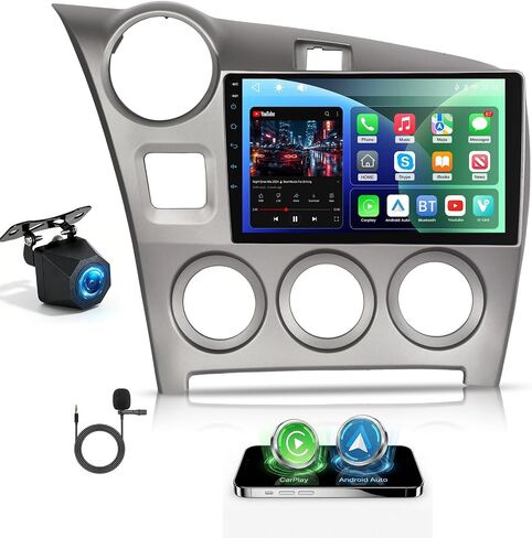 Car Radio Upgrade for Toyota Matrix 2009-2014, DSP, Carplay, YouTube Online in Kuwait