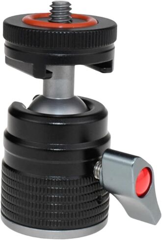 Tripod Ball Head 360 Degree Rotatable Mini Ball Head Mount Adapter Panoramic Tripod Head Camera Hot Shoe Mount Phone Tripod Mount Plug and Play Setup, T31D in Kuwait