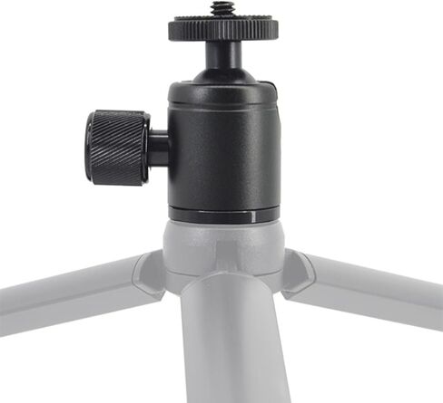 Healeved Mini Ball Head Flash Bracket 1/4 Inch Aluminum Alloy Black in Kuwait
