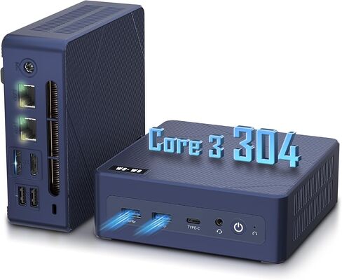 wo-we Mini PC Computers AMD Ryzen 5 3500U,8GB DDR4 RAM 256GB SSD in Kuwait