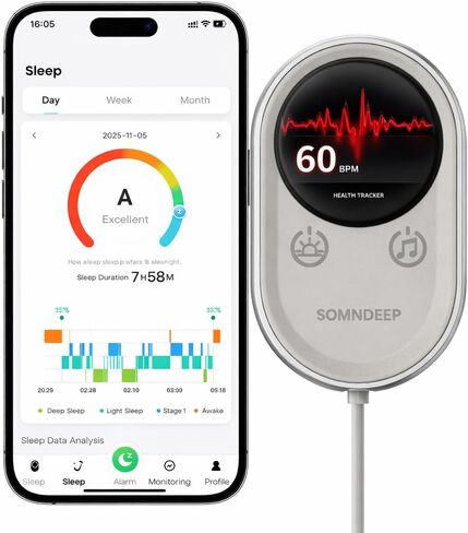 Non-Wearable Smart Sleep Tracker, Contactless Sleep Monitor Device in Kuwait