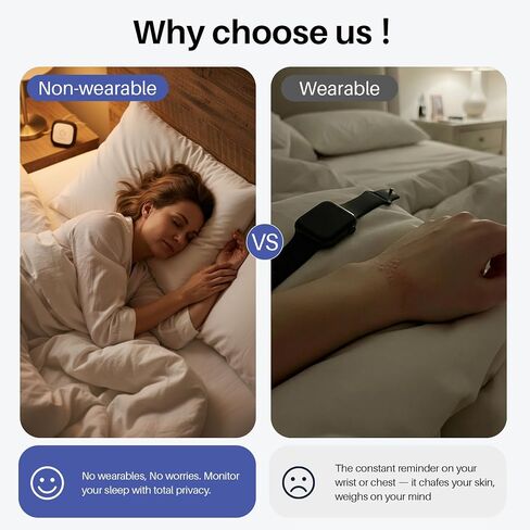 Non-Wearable Smart Sleep Tracker, Contactless Sleep Monitor Device in Kuwait