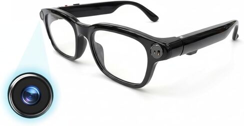 AI Smart Glasses with Camera,8MP HD Camera Glasses,1080P Video in Kuwait