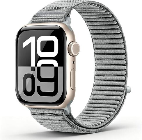 Sport nylon Band Compatible with Apple Watch Bands 40mm 42mm 46mm 44mm 45mm 41mm 38mm 49mm for Women Men, Stretchy Elastic Fabric Wristband for iWatch, Series 11 10 9 8 7 6 5 4 Ultra SE 3 2 1 in Kuwait