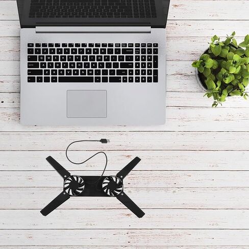 Laptop Cooling Pad Stand Anti Slip Feet with USB Charging, for Ultrabooks in Kuwait
