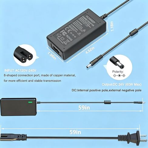 Power Cord for Canon SELPHY CP1500 CP900 CP800 CP760 Portable Photo Printer in Kuwait
