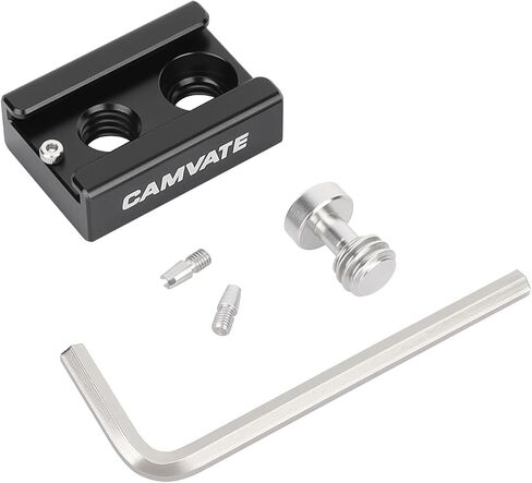 CAMVATE 3/8"-16 Anti-Twist Mount to Shoe Adapter-3978 in Kuwait