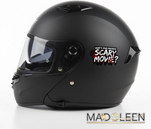 (5Pcs) What's Your Favorite Scary Movie Sticker 3 inch, Decor Gift for Halloween Waterproof Stickers Waterproof Vinyl Decal for Laptop, Water Bottles, Car, Phone in Kuwait
