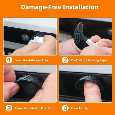 4pcs Backup Camera Rain Hood Cover, PVC Canopy in Kuwait