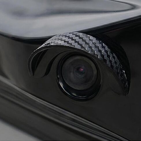 4 PCS Backup Camera Rain Hood Cover with Curved Black PVC Canopy in Kuwait